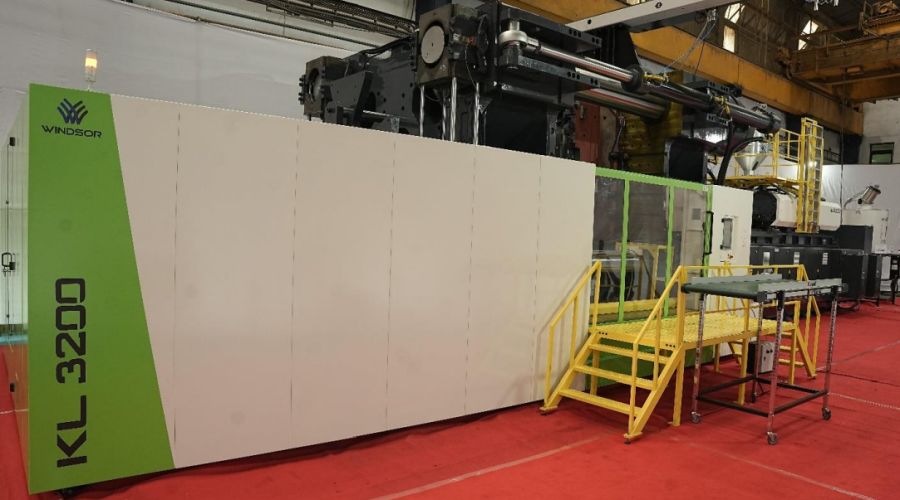 Windsor Machines Ltd launches India's largest two-platen injection moulding machine